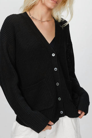 6397 - RIBBED KURT CARDIGAN