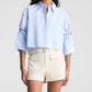 A.L.C. - Maude Cropped Cotton Shirt