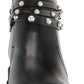 Nine West - Women's Cearlz3 Chain Detailed Leather Ankle Boots