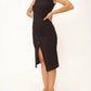Project Social T - Lana Fitted Asymmetrical Ruched Tank Dress