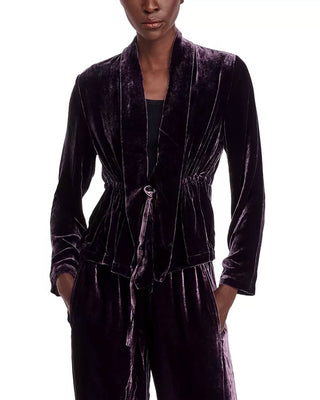 Eileen Fisher - High Collar Velvet Jacket