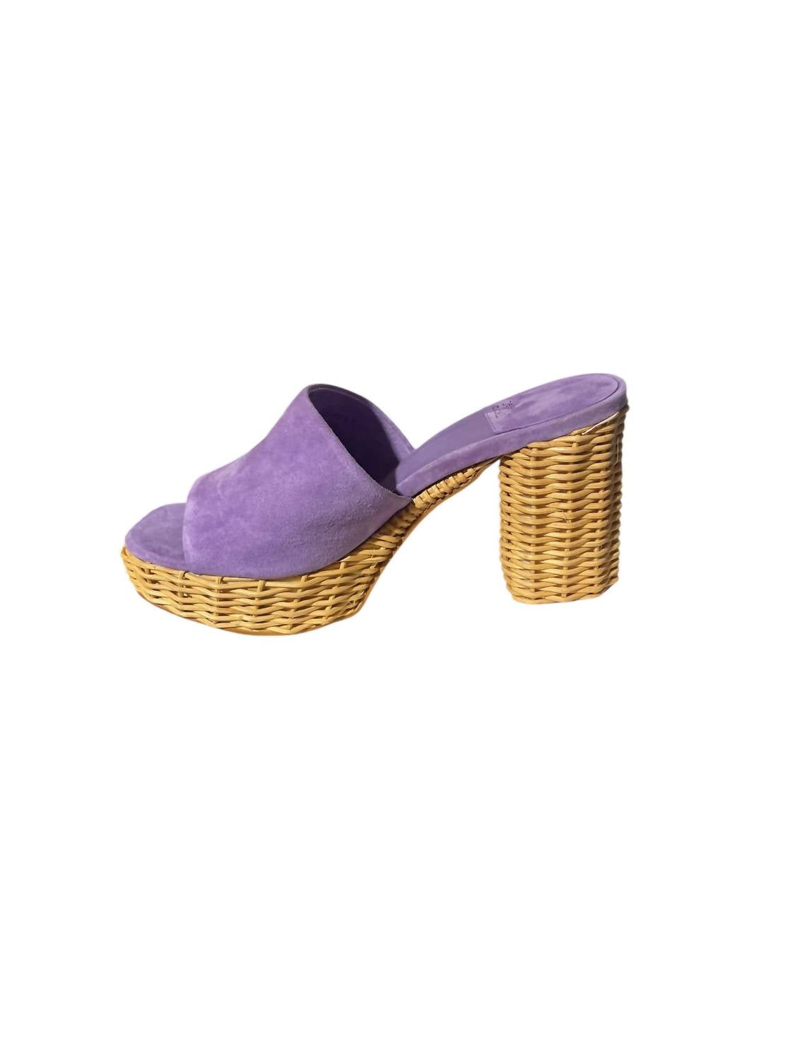 Jeffrey Campbell - Women's Magda Wicker Suede Shoes