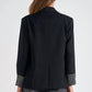 Elan - Eloise Rhinestone Cuffs Blazer