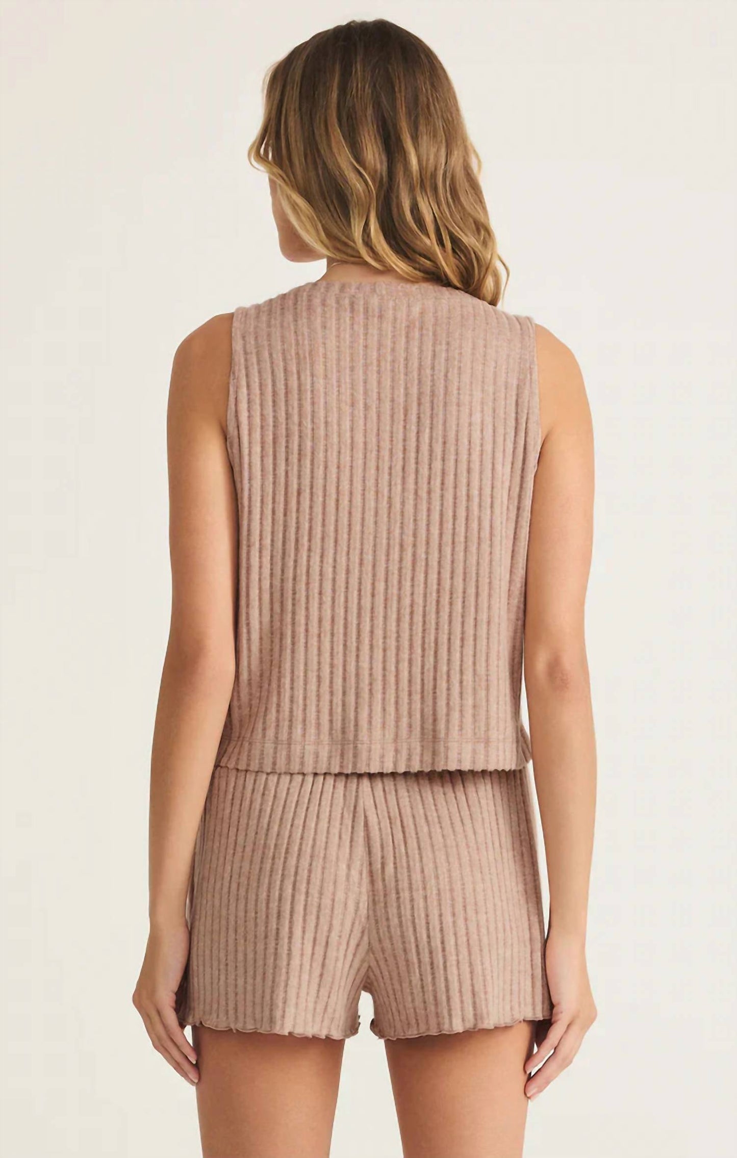 Z Supply - Sloane V-neck Silky Rib Tank