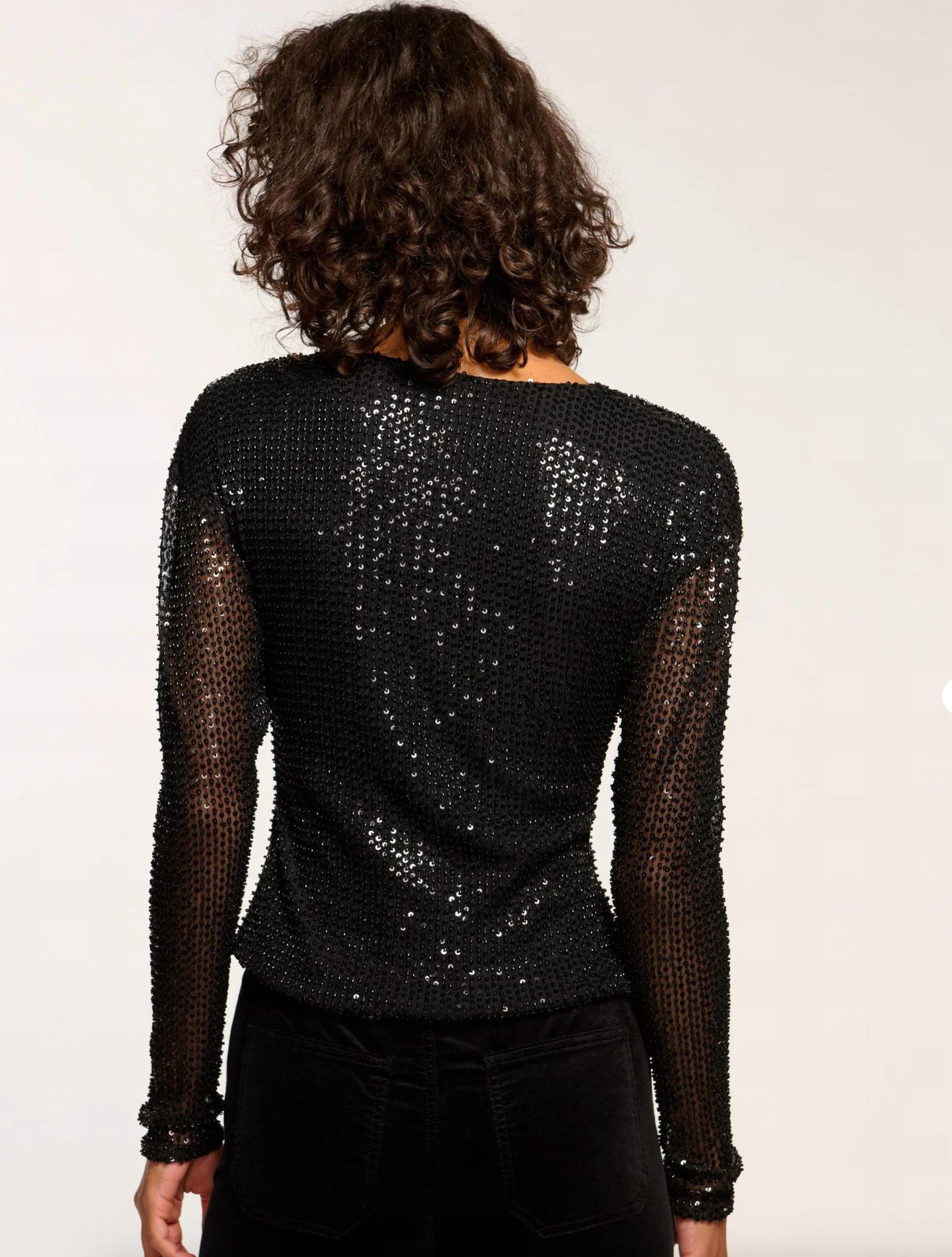 Ramy Brook - Leon Beaded Cowl Neck Top