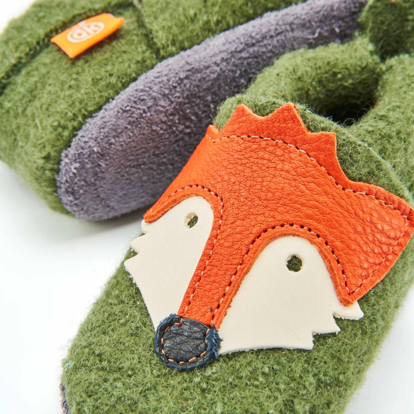 Orangenkinder - Wolli Franz the Fox Felt Slippers