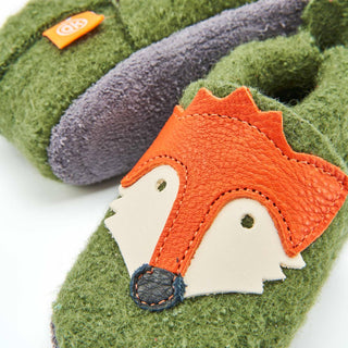 Orangenkinder - Wolli Franz the Fox Felt Slippers