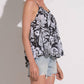 Elan - Maldives Floral-Print Flowy Tank Top