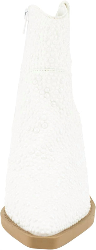 Very G - Kady Pearl Rhinestone Booties