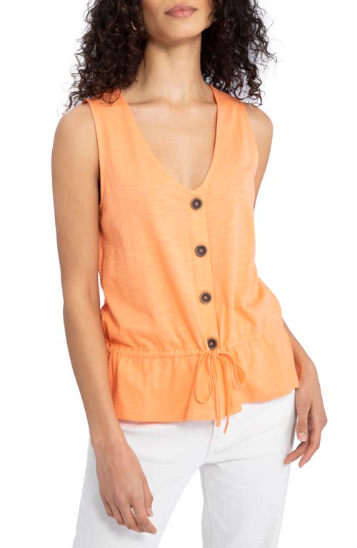 Sanctuary Heartstrings Button Tank in Melon, Size X-Small Regular