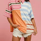 Bibi - Striped Color Block Pullover Shirt