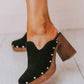 Qupid - Women's Willy Heeled Clog