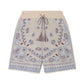 Alanui - Men's Cotton Piquet Bandana Bermuda Shorts