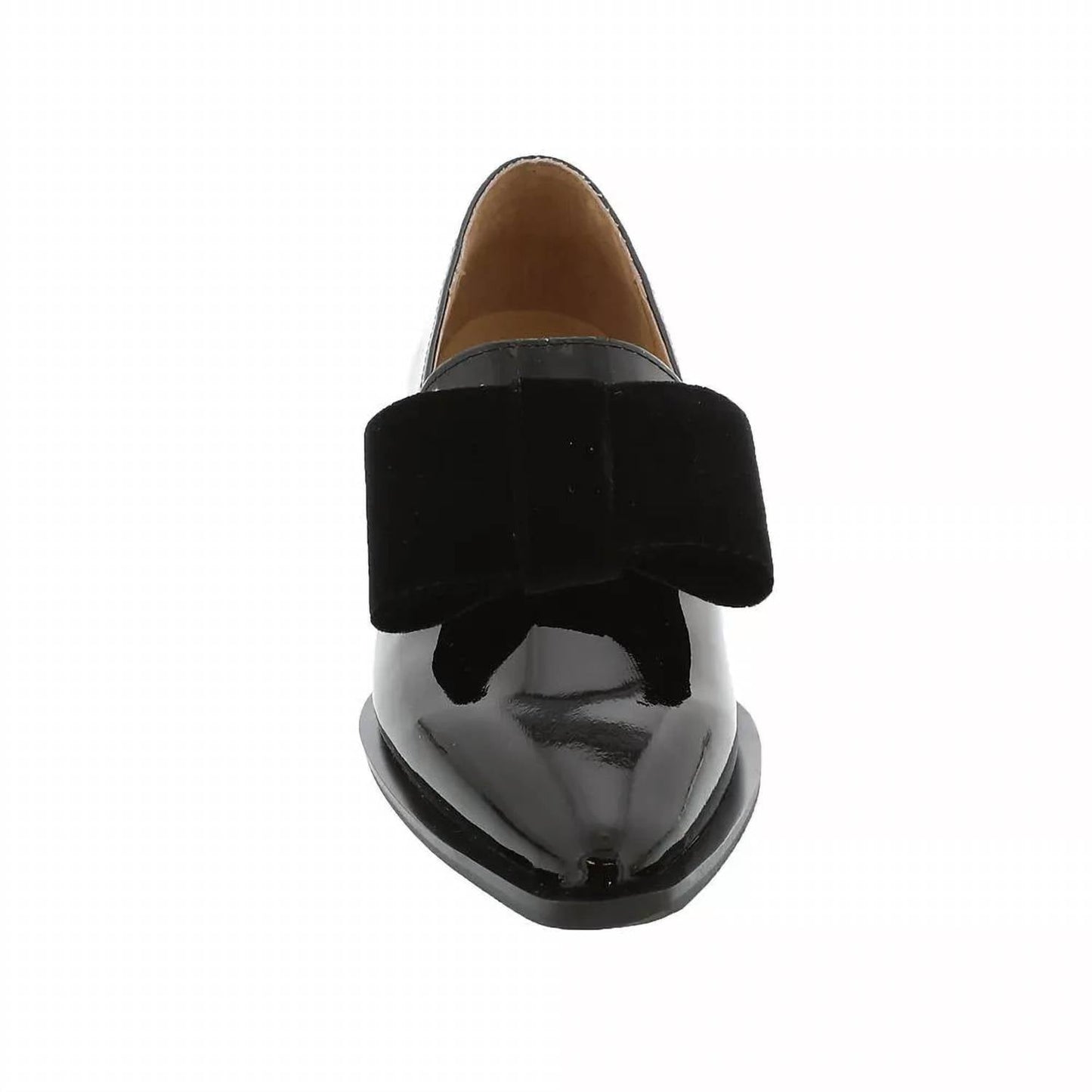All Black - Women's Pat & Bow Slip on Shoes