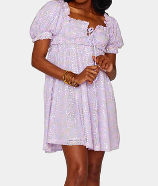 Buddylove - Jac Puff Sleeve Short Dress