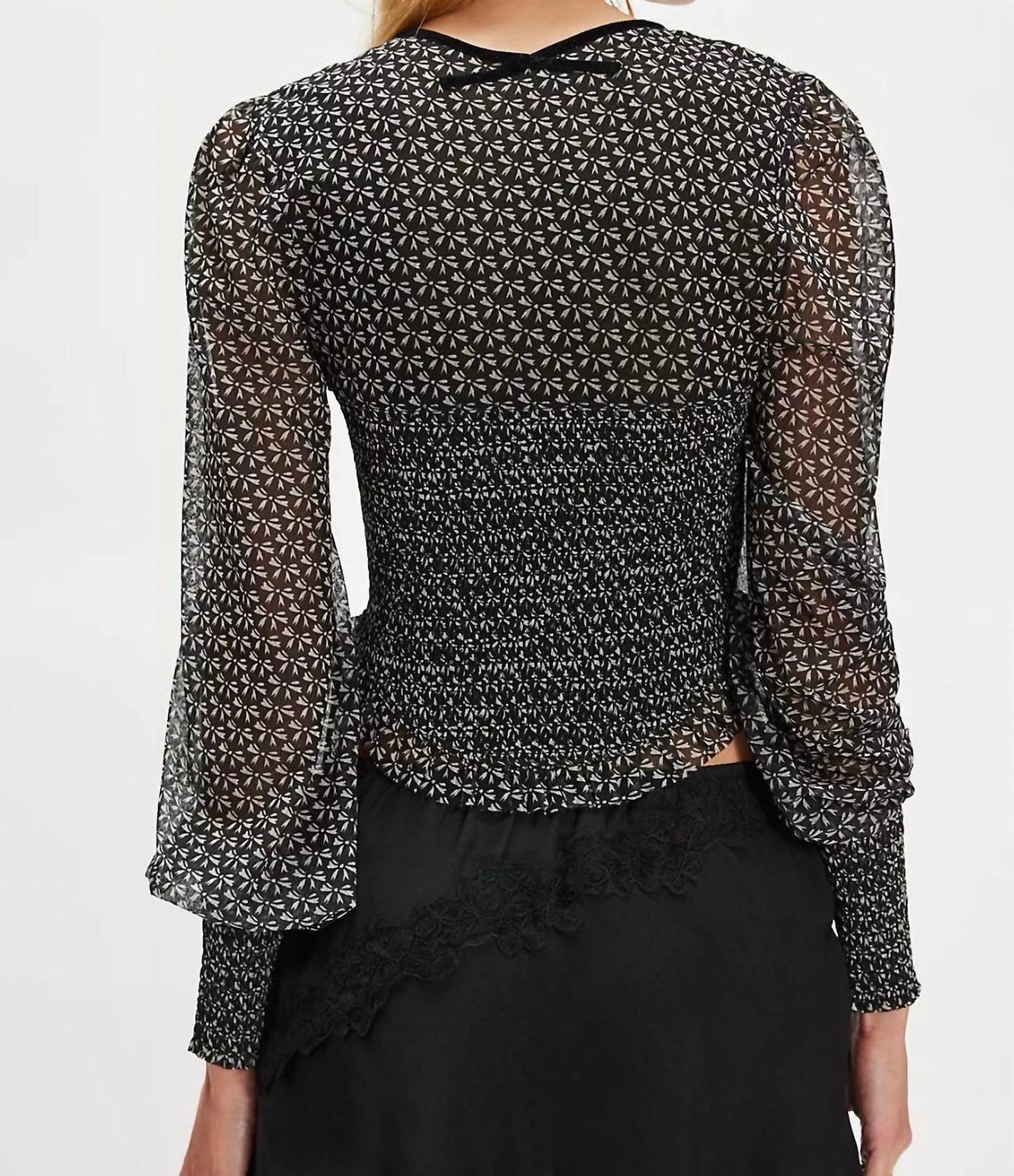 Free People - Dottie Printed Long Sleeve Top