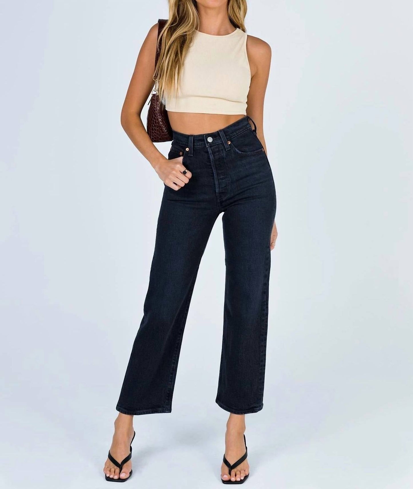 Levi'S - Ribcage Straight Ankle Jeans