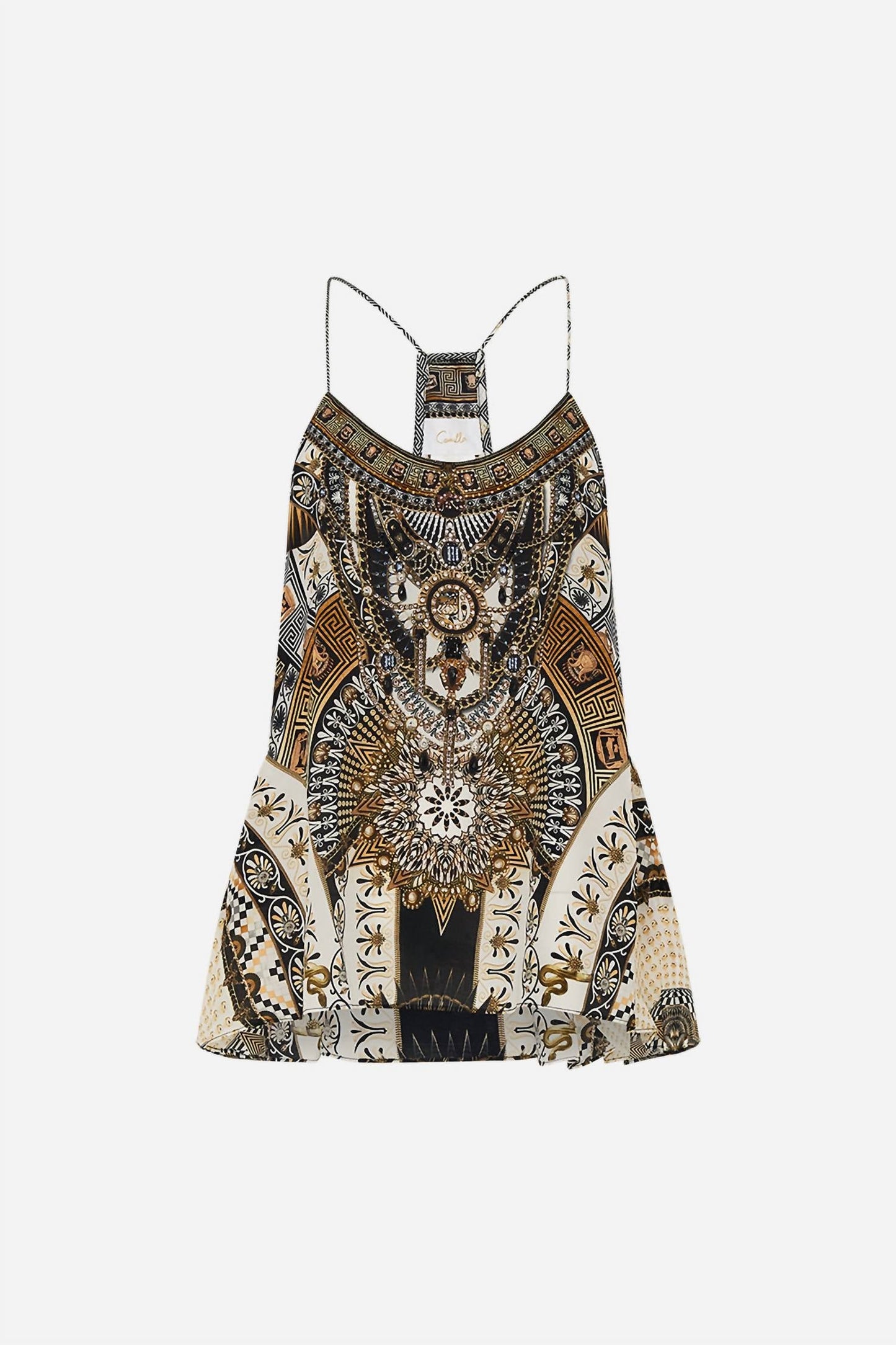 Camilla - T Back Shoestring Top