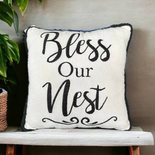 C&F Home - “Bless Our Nest” Throw Pillow