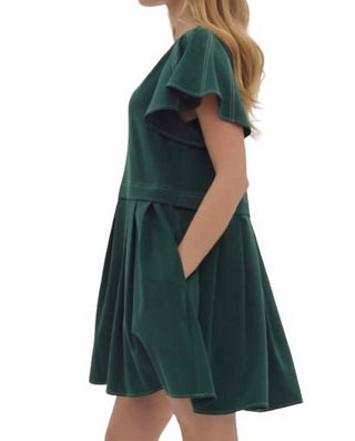 Entro - Flutter Sleeve Mini Dress