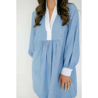 Thml - Jamie Long Sleeve Striped Dress