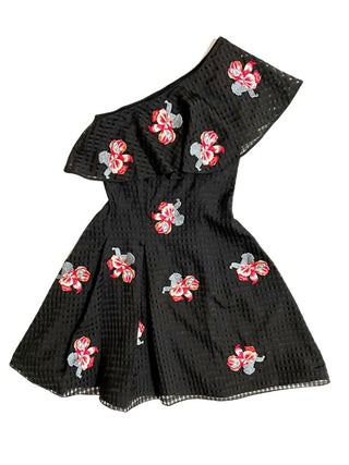 Sachin & Babi - Anita Embroidery One Shoulder Dress