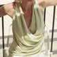Fore Collection - V-neck Wrap Halter Neck Top