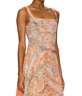 L'Agence - Rasha Shirred Tank Top