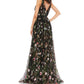 Mac Duggal - Floral Embroidered Sleeveless Gown