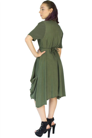 Tough Luv - Grecian Goddess Pocket Dress