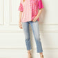 Entro - Color Block Leopard Top