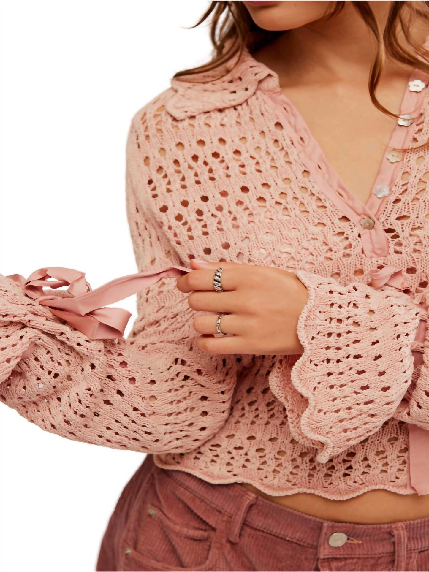 Free People - Pointelle Pullover