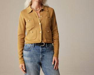 J.Crew - Patch-pocket Sweater Lady Jacket