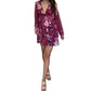 Meet Me In Santorini - Fuchsia Floral Print Mini Dress