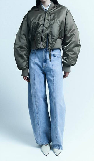 Agolde - Women's Shoreditch Ski Club Jett Bomber Jacket Sage