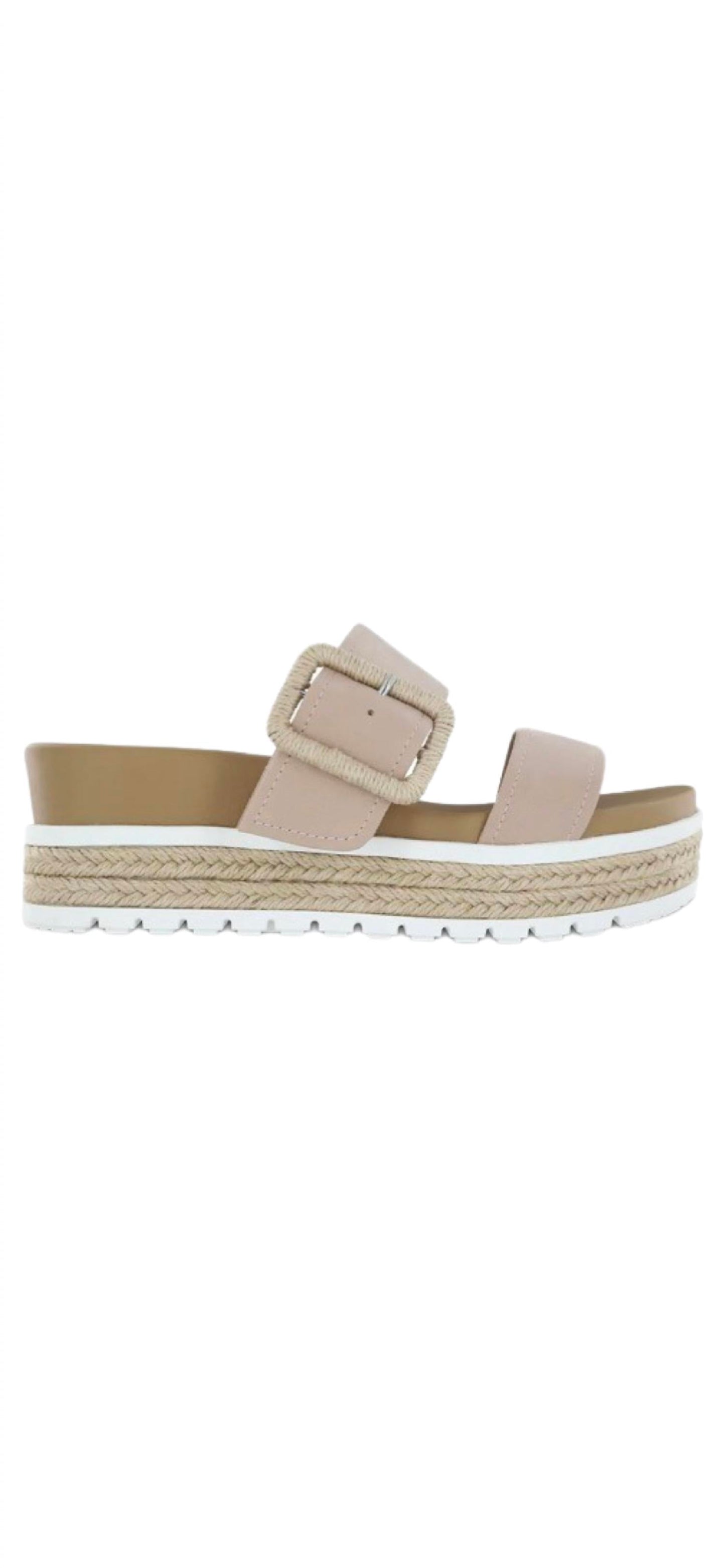 Mia - Kenzy Platform Slide Sandals