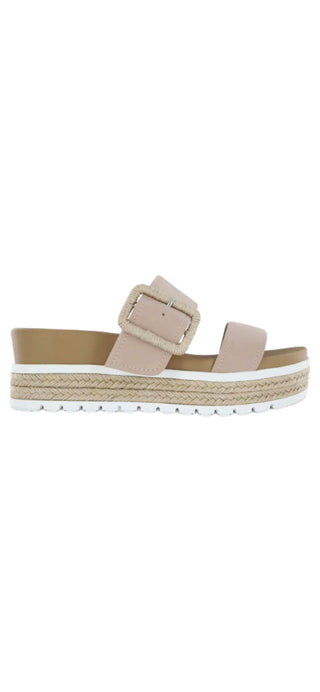 Mia - Kenzy Platform Slide Sandals