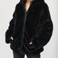 Joseph Ribkoff - Reversible Faux Fur Quilted Puffer Coat