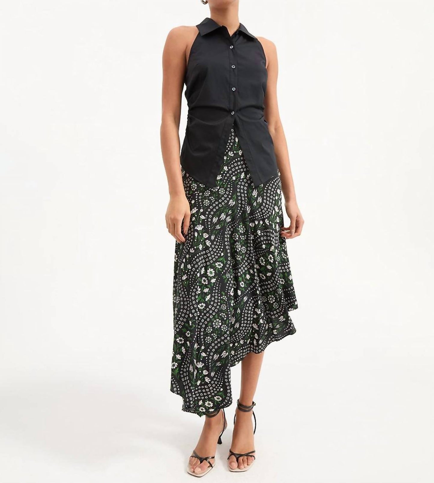 Veronica Beard - Regina Sleeveless Button-down Shirt
