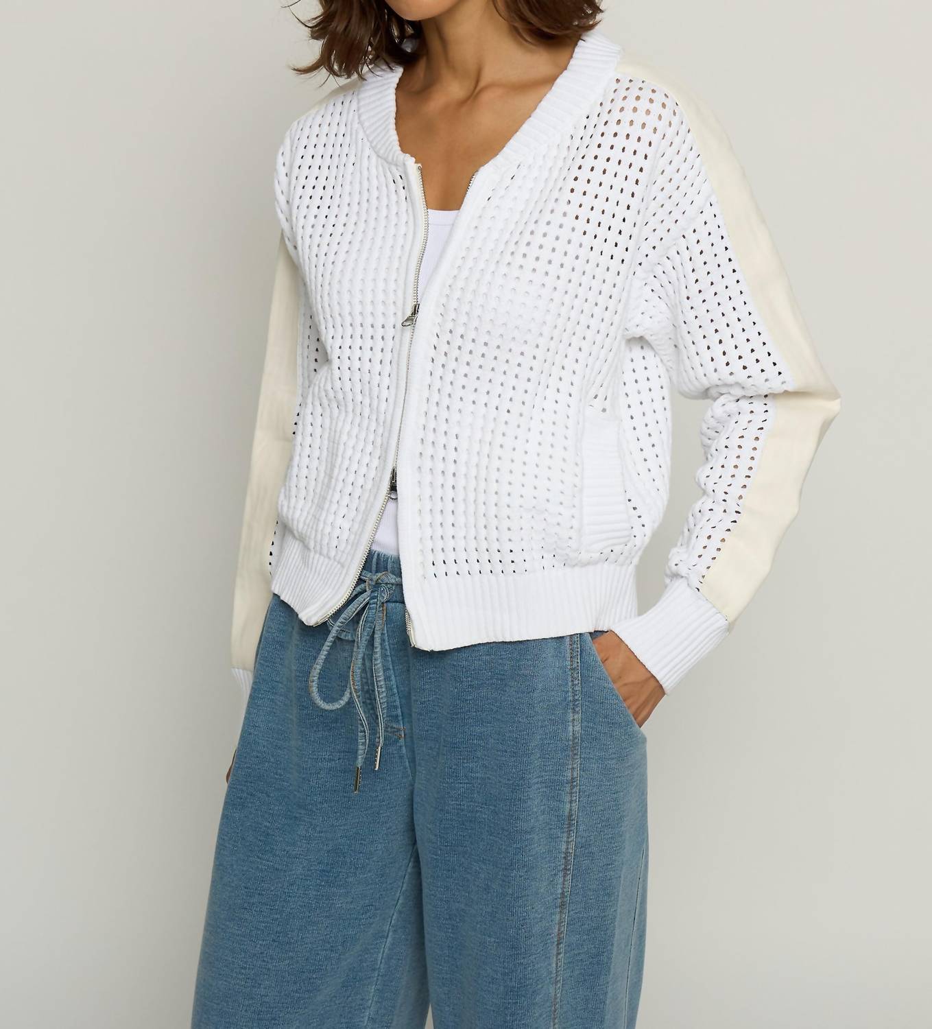 Central Park West - Vegan Accent Bomber