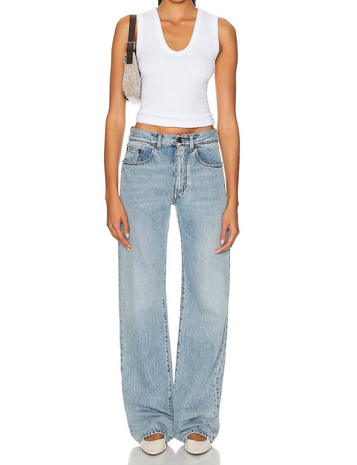 Enza Costa - Textured Rib Sleeveless U Tank