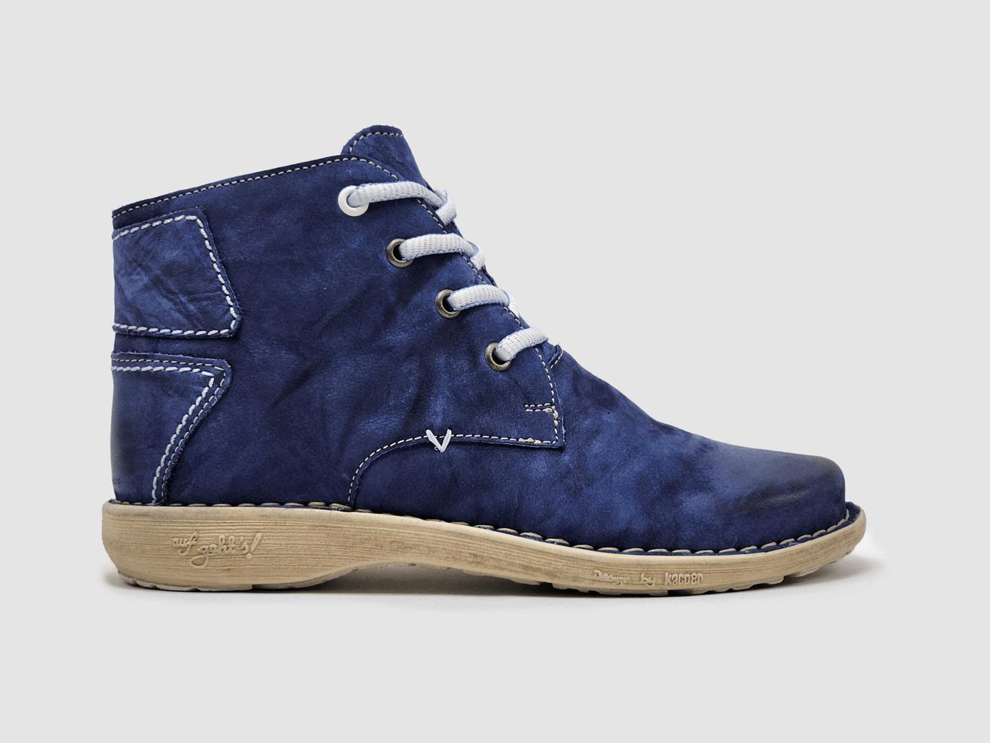 Kcr Group - Women's Old-fashioned Zip-up Leather Boots