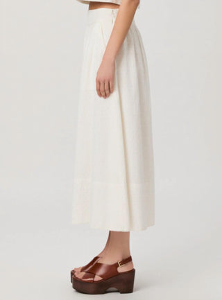Paige - Ojai Eyelet Midi Skirt