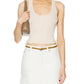 Enza Costa - Linen Knit Scoop Tank Top