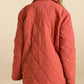 Adora - Solid Quilted Side Pocket Jacket