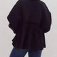 Entro - Ruffle Textured Zipper Jacket