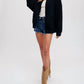 Bluivy - Open Front Sweater Jacket