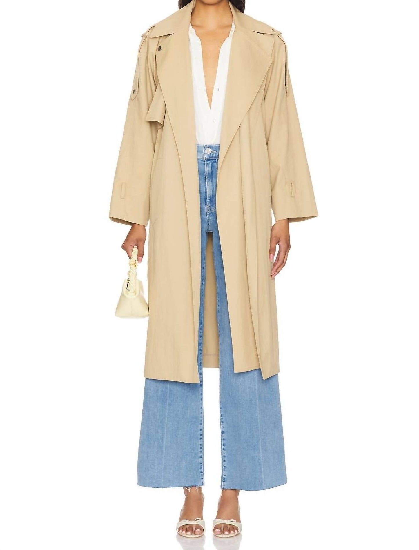 Frame - Le Slim Palazzo Raw Fray Jean