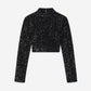 Frame - Cropped Sequin Top