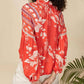 Emily Lovelock - EMMA Coral Batik Print Blouse